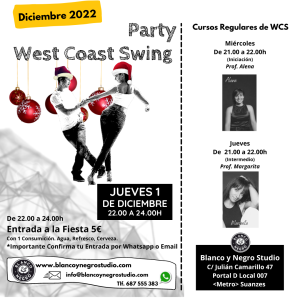 Party West Coast Swing en Blanco y Negro Studio. NaviSwing 2022 @ Blanco y Negro Studio